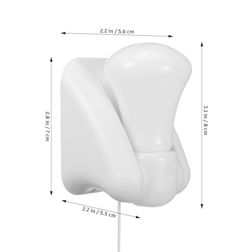 SOLUSTRE LED Lamp with Battery Portable Cabinet Lamp with 3 LEDs and Thread Pull Switch Self-Adhesive Wall Mount Soft Flicker-Free Light for Night Light Wall Cabinet