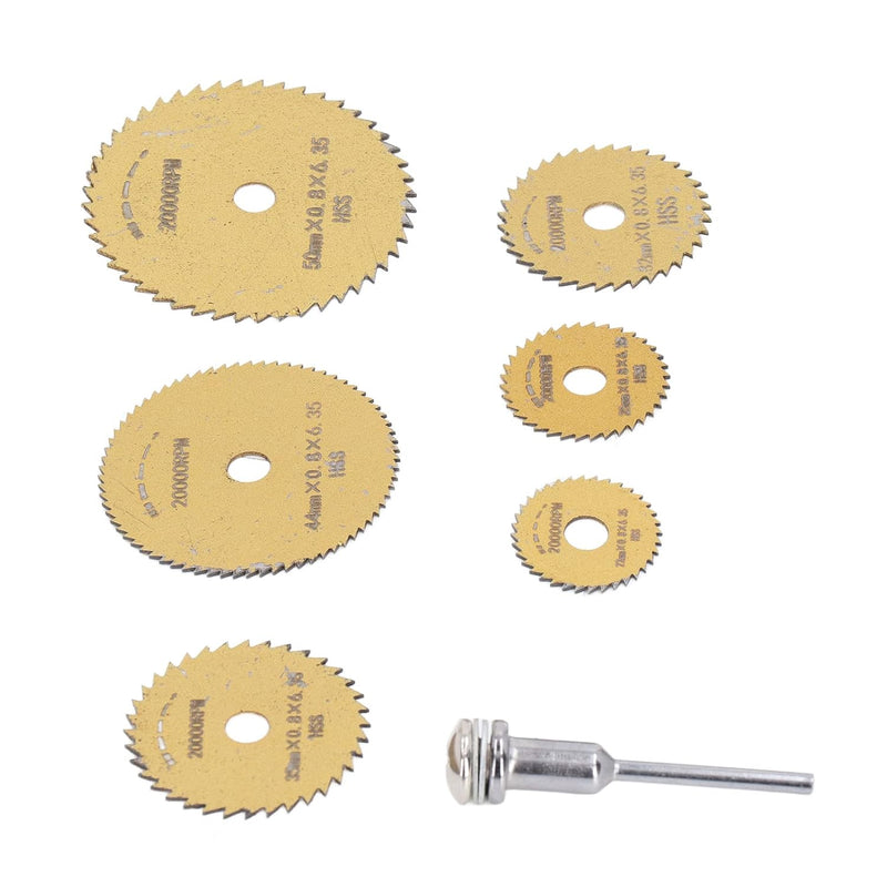 HHIP 5071-5000 6 Piece High Speed Steel Slitting Saw Set