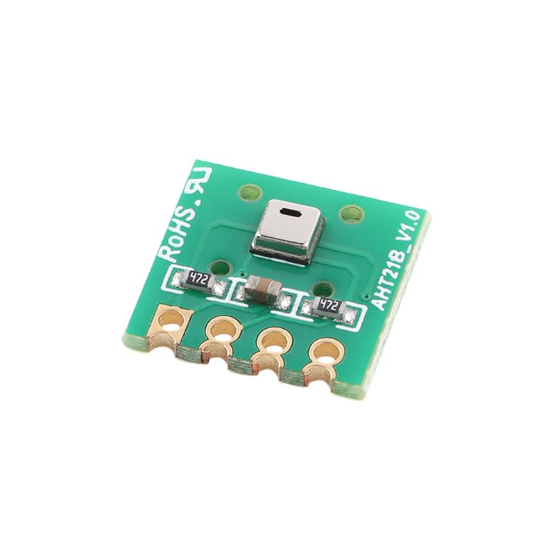 MusRock AHT21B digital temperature and humidity sensor module with I2C communication, 2.0–5.5V, 5-piece set