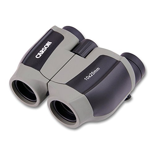 Carson ScoutPlus 10x25mm Compact and Lightweight Porro Prism Binoculars (JD-025)