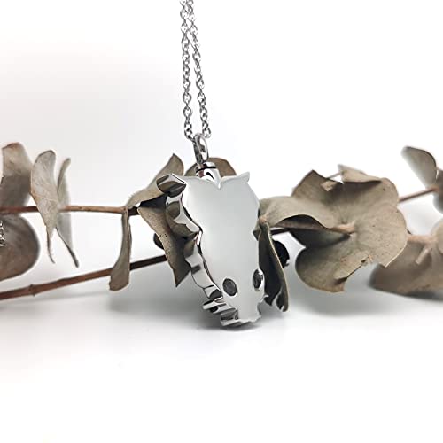 Pet Cat Dog Paw Print Owl Elephant Hummingbird Cremation Jewelry for Ashes Heart Urn Necklace Keepsake Memorial Pendant Jewelry