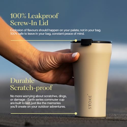 Sttoke The Mossy Meadows Classic with Leakproof Lid Heather Green Tumbler, 12 oz. Capacity