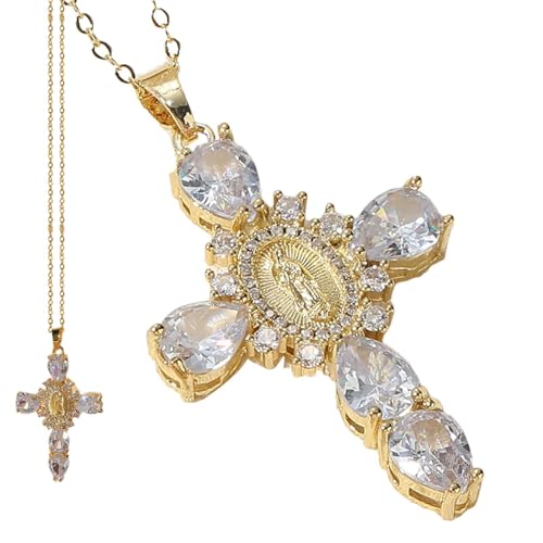 Virgin Mary Necklace Female Jewelry Presents White