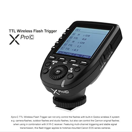 Godox Xpro-C TTL Wireless Flash Trigger for Canon Cameras Xpro-C for Canon
