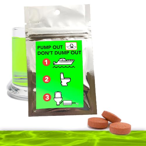 [Australia - AusPower] - New Resources Group Marine Water Leak Fluorescent Tracing Tablets Pack Neon Green Dyes Detect Illegal Discharge Boats, EPA Standard Sewer and Drain Commercial 10 Pack 