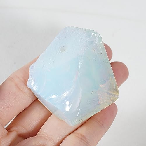 Healing Crystal Stones Incense Holder Irregular Gemstones Incense Stick Burner for Yoga Meditation Home Decor - Opal Crystal H# Opal Crystal