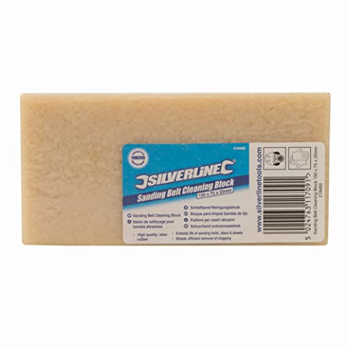 Silverline 218490 Sanding Belt Cleaning Block 150 x 75 x 25 mm