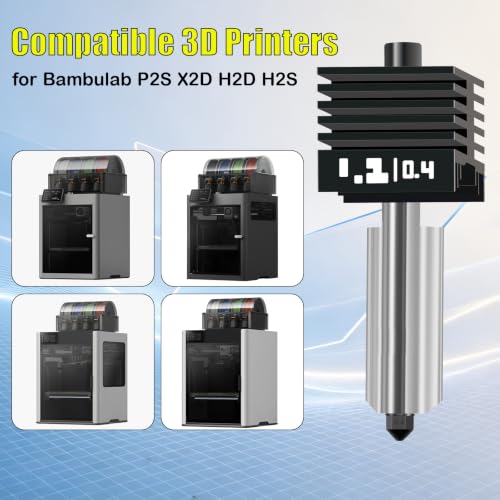 2pcs P2S 0.4 mm Intergrated Hotend for Bambulab