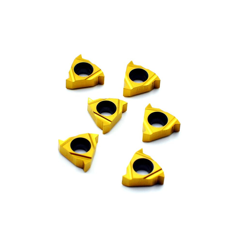 [Australia - AusPower] - 11ER A60/11IR A60 CNC Lathe Indexable Threading Carbide Insert Blade, 10 PCS 11ER A60 