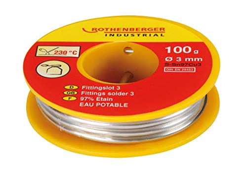 Rothenberger 35513" Rofix 1800" Gas Soldering Set for Drinking Water Installation, Multi-Colour