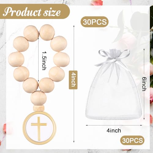 Deekin 30 Sets Wooden Rosary Bulk