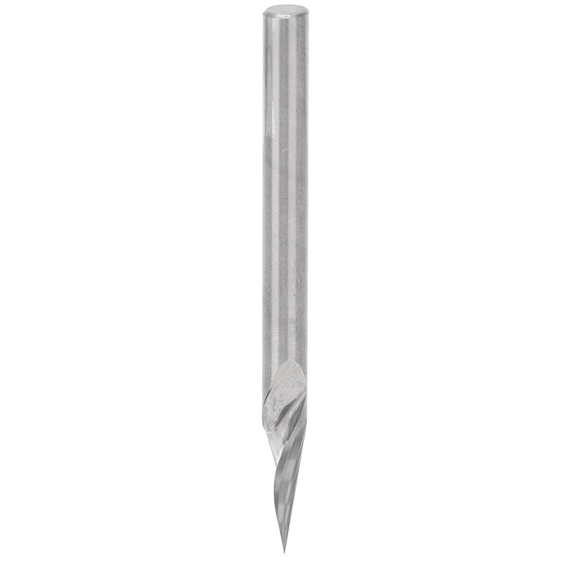 [Australia - AusPower] - 3.175 x 20° x 0.1 x 40L Spiral 20 Degree V-Groove Engraving Tool Milling Cutter Carbide V-Point Milling Cutter for Woodworking 