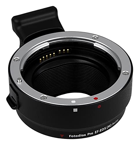 Fotodiox Pro Lens Mount Adapter with Auto-Exposure, Auto-Focus and Auto-Aperture, Canon EOS EF EFs Lens to EOS M EF-m Camera Body Canon EOS EF/EF-S (Auto)