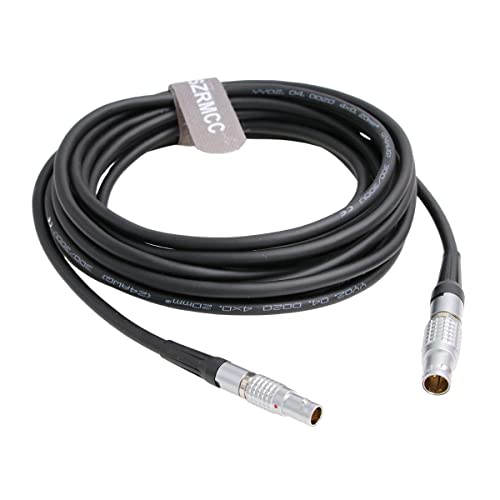 SZRMCC Extended Wired Control Cable for DJI Ronin Tethered Control Handle 6 Pin to 6 Pin Communication Expansion Port for DJI Ronin RS2 (30cm, Straight 6 Pin-Straight 6 Pin) 30cm