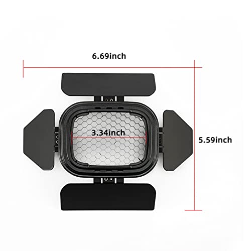 Godox BD-07 Barn Door Flash Light Modifier for Godox AD200Pro Pocket Flash