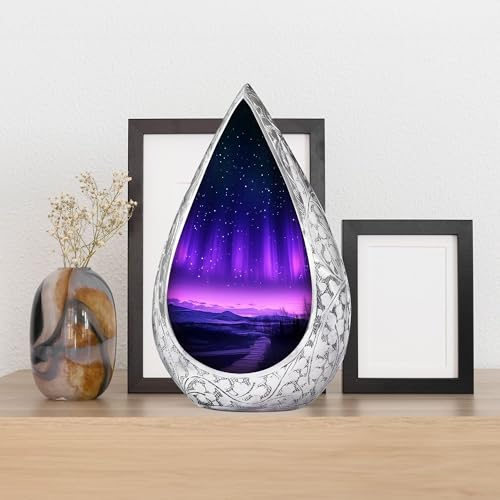 Northern Light Urn for Ashes Adult Man Purple Mother Keepsake Mini 3 Inch Northern Light-4 3 Inch Keepsake