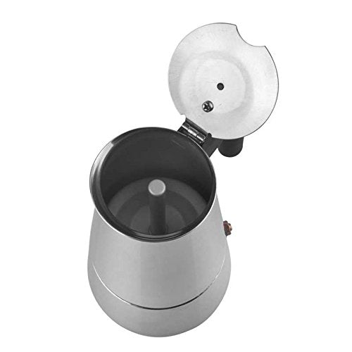 2 Cup/100ml Stainless Steel Moka Espresso Latte Percolator Stove Top Coffee Maker Pot