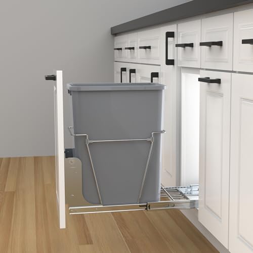 Pulloutor door mount kit for pull-out cabinet organizers, includes hardware for installing baskets in kitchen cabinets.