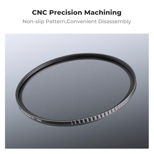 K&F CONCEPT 55mm Black Diffusion 1/2 Filter Mist Cinematic Effect Filter