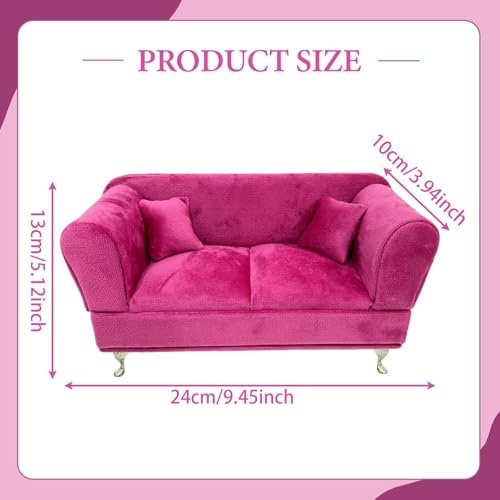 Colaxi Sofa Shaped Jewelry Box Display Case Container Gift Decorative Tabletop Trinket Box Jewelry Organizer for Necklaces Bracelets, Style B