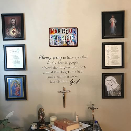 Bible Verse Metal Tin Sign Christian Wall Decor No Weapon Shall Prosper SIGN-Socialize-06 12L" x 8W"