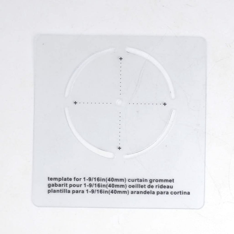 32 Pack Curtain Grommet Plastic Eyelet Rings Inner Diameter 1-9/16"(40mm) Curtain Eyelet Rings Nanoscale Low Noise Large Grommet Kit for Fabric (Bright) Bright