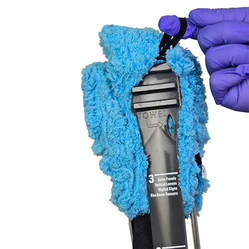 Replaceable Anti-Static Microfiber Cleaning Mitts for the DomeWizard Camera Cleaning Tool.