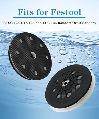BTROVIA 492286 D125 5-inch soft sanding pad backing disc for sanding applications