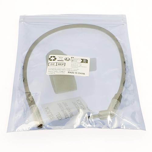 Uonecn Timecode Cable DIN 1.0/2.3 to 3.5mm TRS 90 Degree Time Code Cord for Canon R5C Tentacle Sync Easy-plug DIN to RightAngle 3.5mm