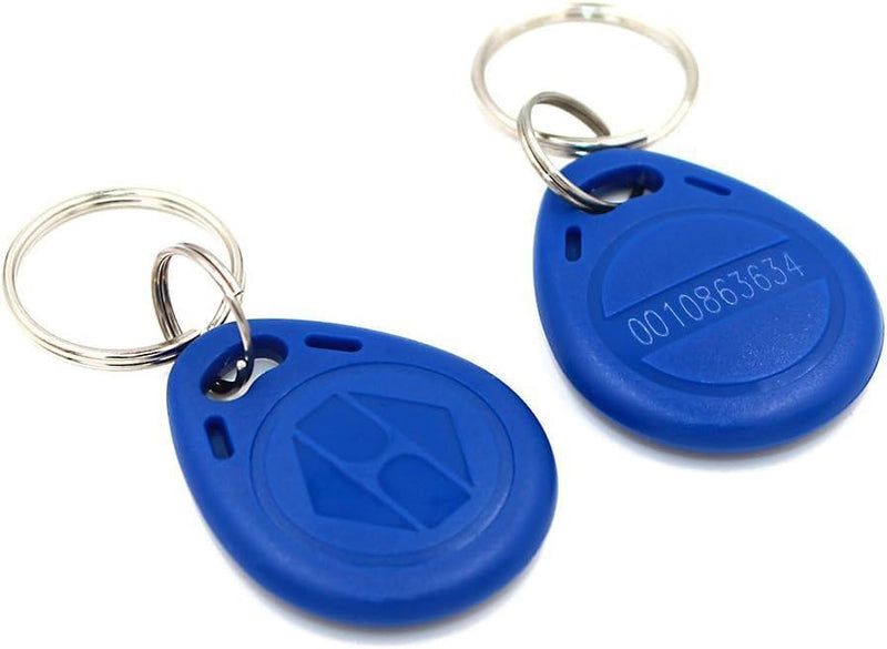 Proximity EM4100 EM4102 125KHz RFID EM ID Card RFID Key Fob Read Only Color Pack of 10 (10 Pieces Blue) ...