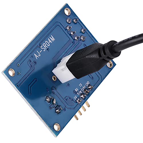 JSN‑SR04T 5V Level Sensor Ultrasonic Sensor Waterproof Ultrasonic Distance Sensor with 5 m Range for Horizontal Distance Measurement, Level Indicator Water Tank