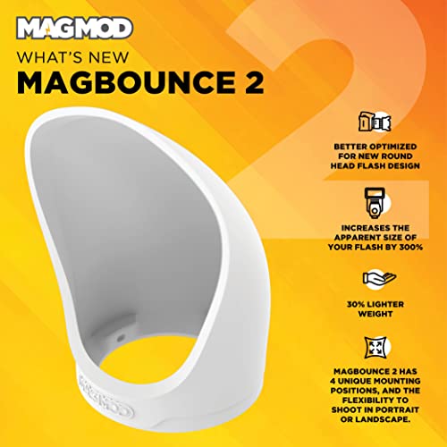 MagMod MagBounce 2 Flash Modifier, Photography Lighting Bounce Modifier