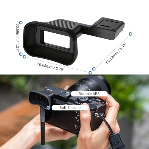 JJC Soft Rubber Eyecup Eyepiece Viewfinder for Sony A7CII A7CR(Not for A7C) For Sony A7CII A7CR Cameras