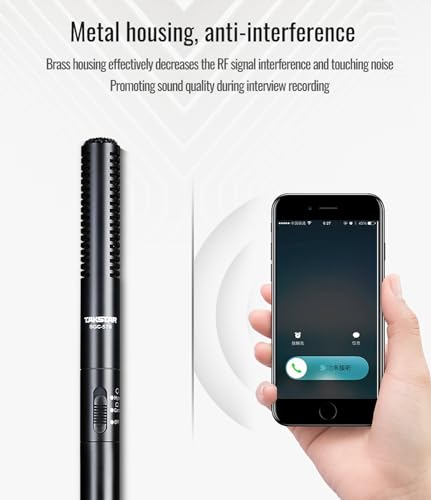 TAKSTAR SGC-578 XLR Shotgun Mic, Dual Polar Patterns & Power