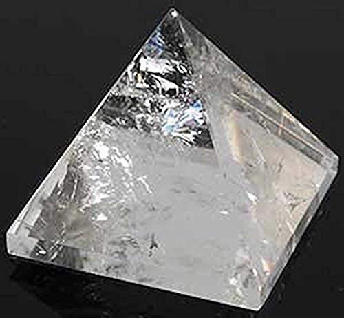 Crystal Quartz Pyramid (Approx. 2 Inches) - All Zodiac Signs - Crown Chakra Alignment - Amplify Your Energy