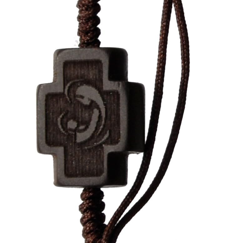 Sine Cera Multicolor Onyx & Jujube Wood Adjustable 8mm Rosary Bracelet