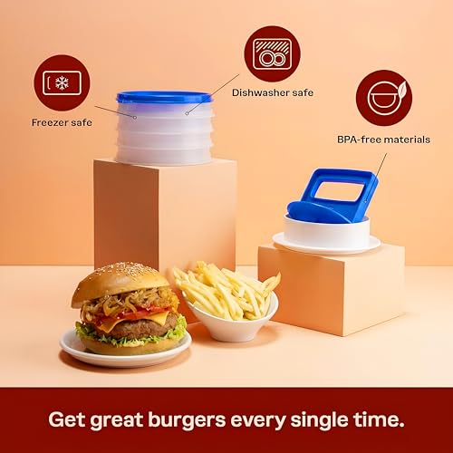 Tupperware Hamburger Press Set