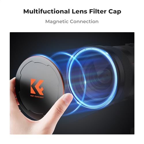 K&F CONCEPT 62mm Thread & Magnetic 2-in-1 Lens Filter Cap