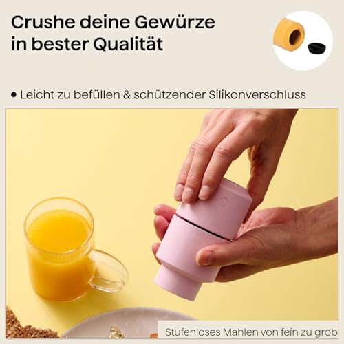 CrushGrind - the original ceramic mechanism CG060300-0014 Billund 12cm, Plastic, Cream