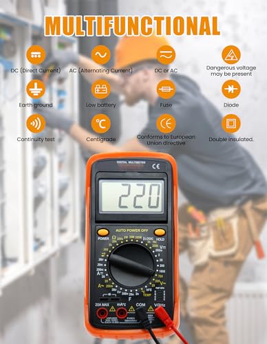 AMTAST digital multimeter tester for electrical applications, Model 1 multi tester