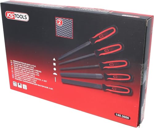 KS Tools 140.3000 Workshop files set, 5 pcs