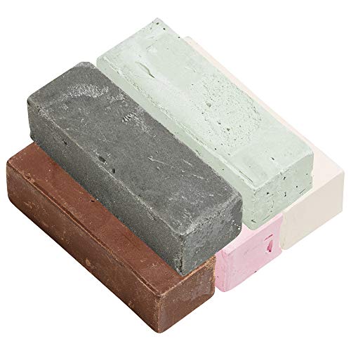 PFERD Tools Polishing Paste Bar PLAST | 104g, 25 x 30 x 90mm | 44250010 - High Gloss Polish of Plastics Application for plastics small pack