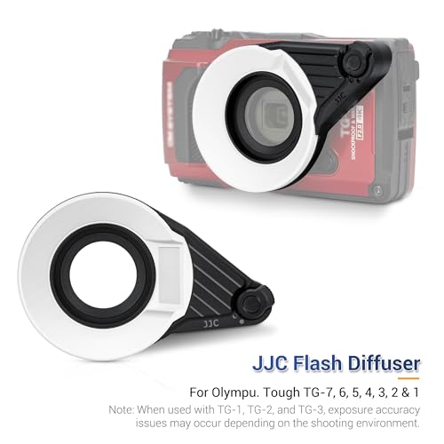 JJC FD-1 Flash Diffuser for Olympus Tough TG-7 TG-6 TG-5 TG-4 TG-3 TG2 TG1 Replaces FD-1 Flash Diffuser