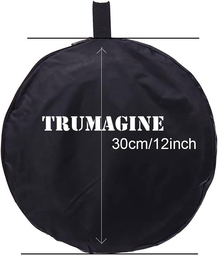 Collapsible 5-in-1 Oval Reflector Diffusers for Photography 23"x35"/60x90cm Multi-Disc Reflectors with Carrying Case for Photo Studio Shooting- Translucent, Gold, Silver, Black and White 60x90cm
