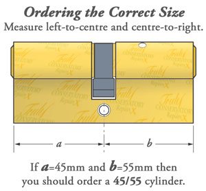Yale Locks Euro Double Cylinder Kitemark 35 x 45 (90mm) Polished Brass Visi 35 X 45 (90Mm) Brass (in Visipack) Standard Packaging