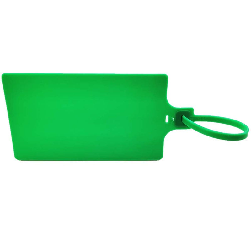 [Australia - AusPower] - Plastic Seals Shipping Tags Logistics Use Big Sign Tie Large Label Tie, 255mm Total Length, Package of 100pcs (Green) Green 