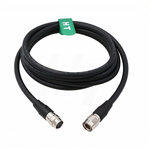 Extension Cable 12 Pin Hirose Male to 12-pin Female Jack for Sony Panasonic Camera CCXC-12P DXC-950 990 to Remote Control Unit (2m) 2m