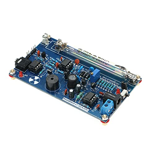 Shkalacar DIY Miller Tube Assembled Radiation Detector System, Tube Nuclear Radiation Detector Geiger Counter Kit Module Experimental Module