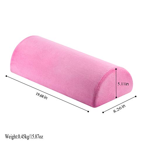 Large Memory Foam Bolster Pillow Back Pain Relief Lumbar, Neck Legs Ankle and Knee Support Pillow