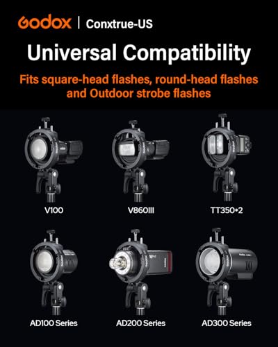 Godox S3 Speedlite Bracket for Bowens Mount